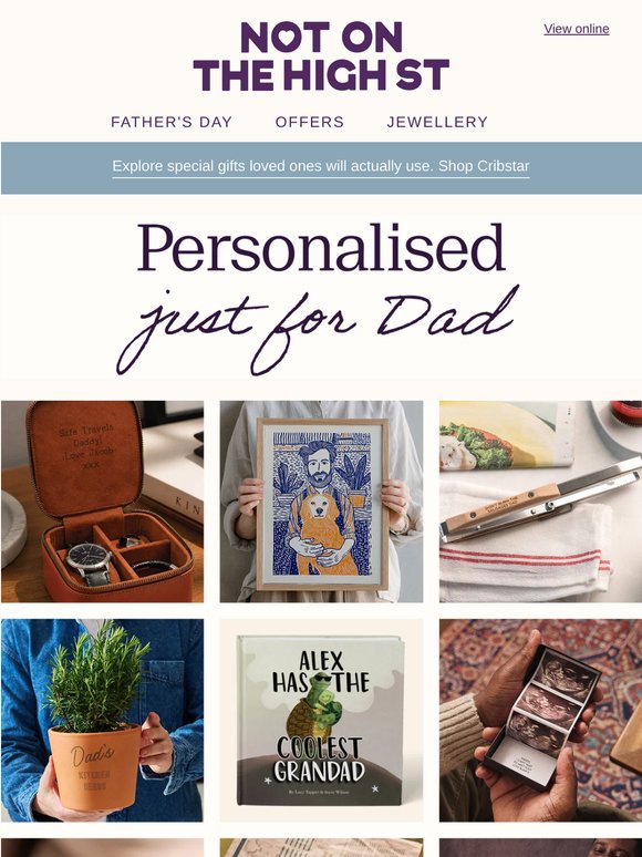 Customise these Father’s Day gifts