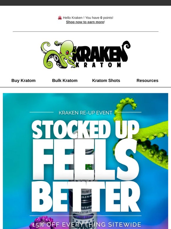A little reminder to restock