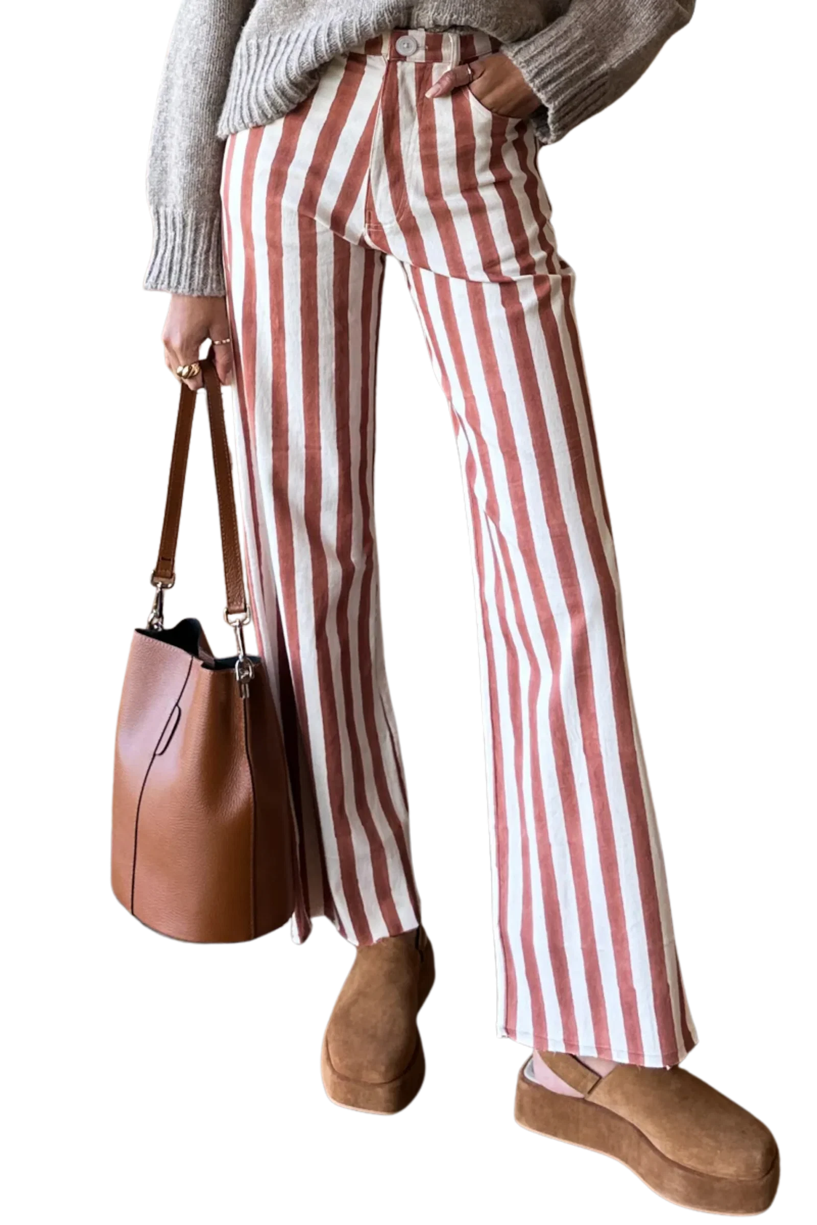 Image of Emerson Fry Everyday Pant, Sienna Stripe