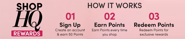 ShopHQ Rewards | Sign Up, Earn Points & Redeem Points!