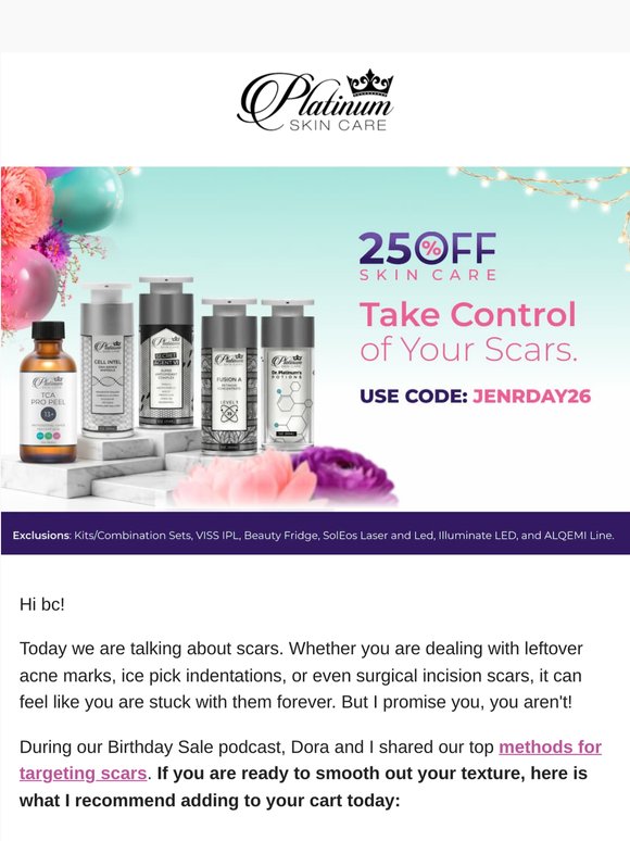 Smoothing out scars? You need to read this.