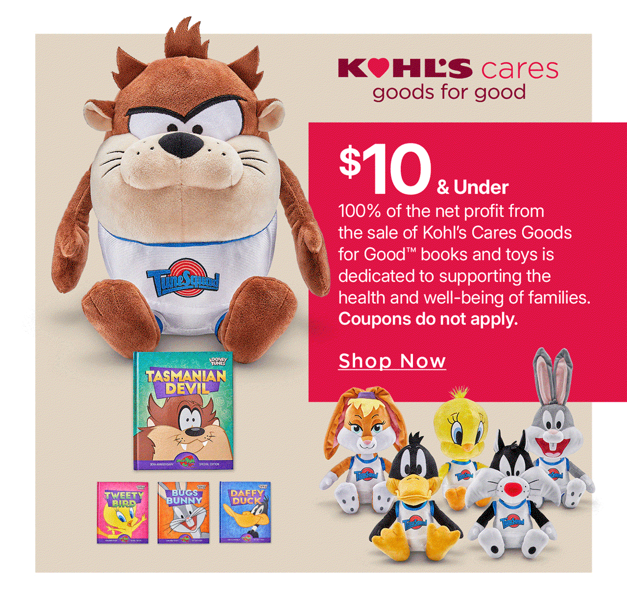 $10 and under kohl's cares goods for good