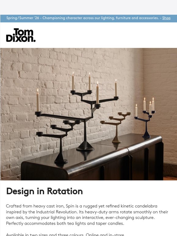 A classic reimagined: Spin Candelabra