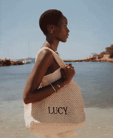 Personalised Raffia Bag