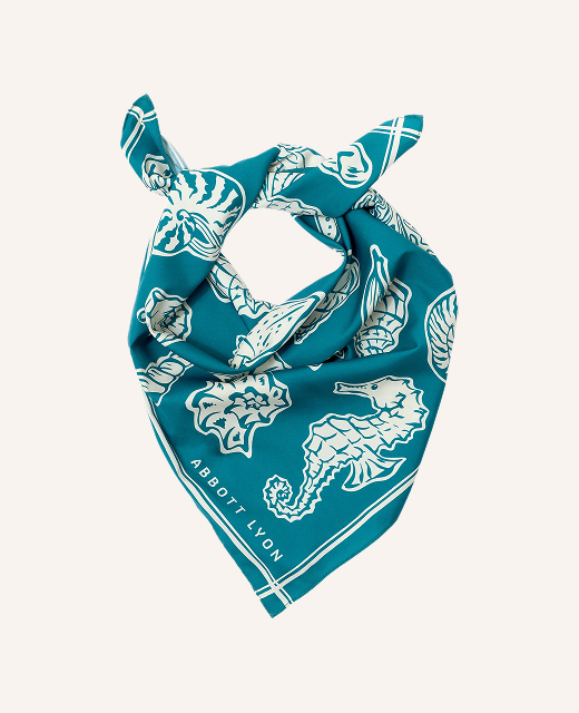 Ocean Icon Scarf (Teal)