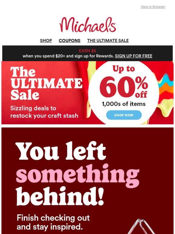 Life get in the way? We get it. Here’s a coupon!