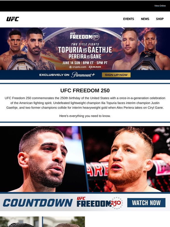 Don't Miss This Celebration of the American Fighting Spirit