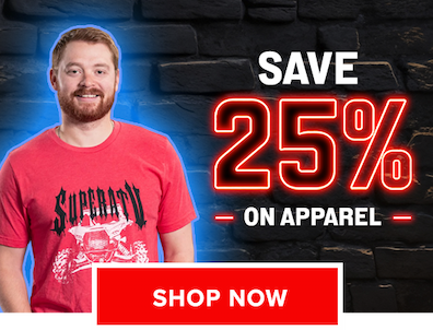 Save 25% on Apparel