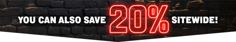 You can also save 20% Sitewide! From A-arms to Tires to Windshields, we're giving you 20% off everything else.
