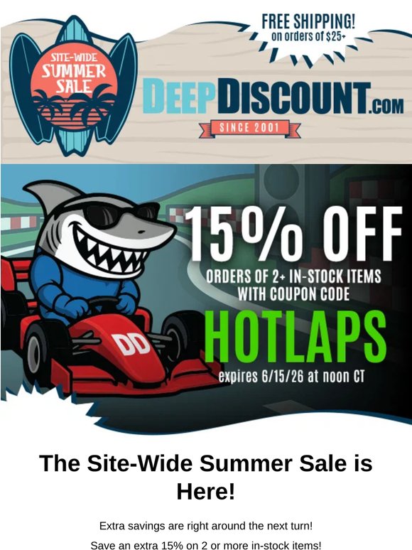 Your Limited-Time 15% Off Coupon is Just a Click Away