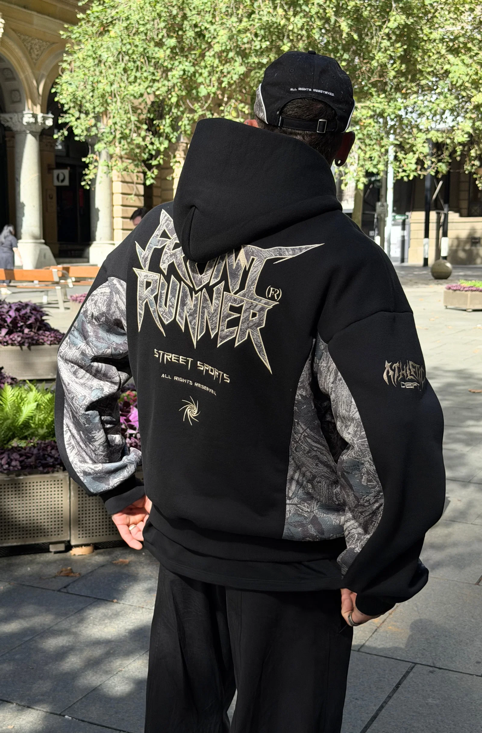 Image of No Mercy Hoodie - Black Camo