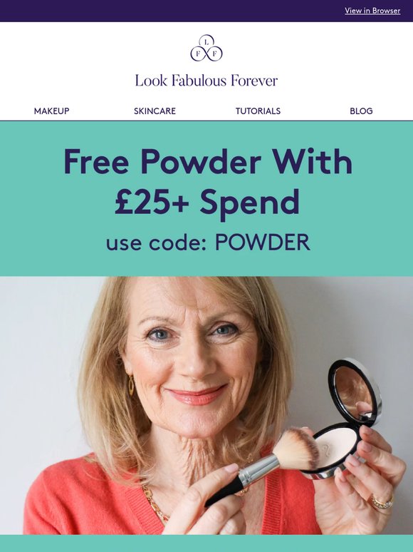 Claim a Free Powder Worth £35