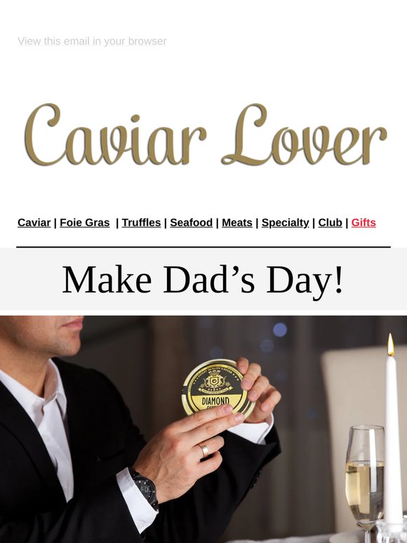 Our Father’s Day Menu Guide