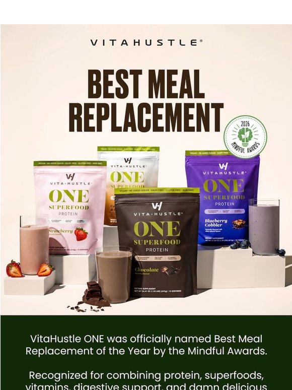 Voted Best Meal Replacement 🏆
