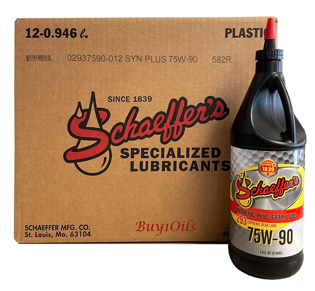Schaeffer 2937590-012 Supreme Gear Lube 75W-90 | 12-QTS