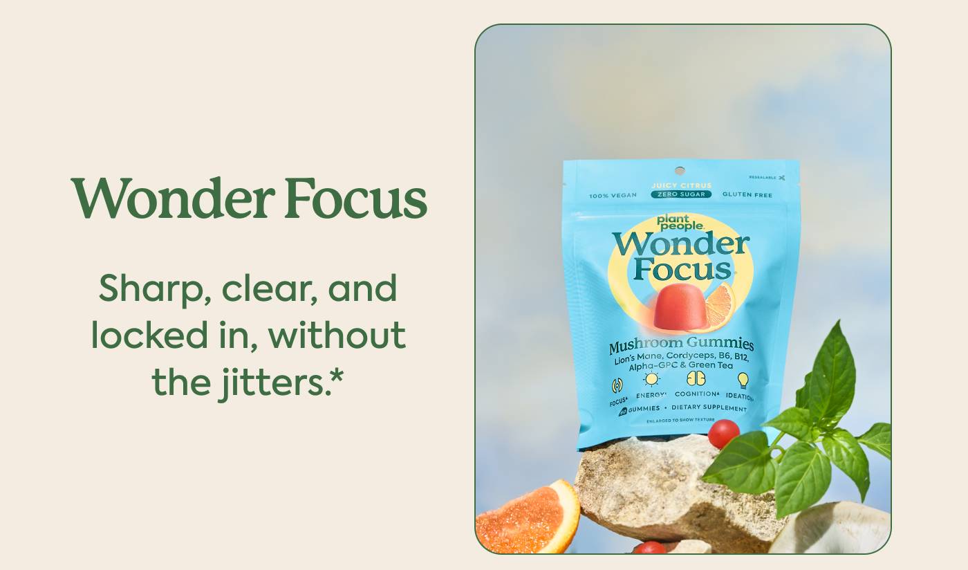 Wonder Focus: sharp, clear, and locked in, without the jitters*