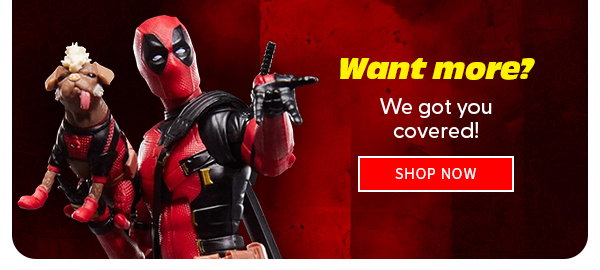 Want More? We got you covered! shop now 