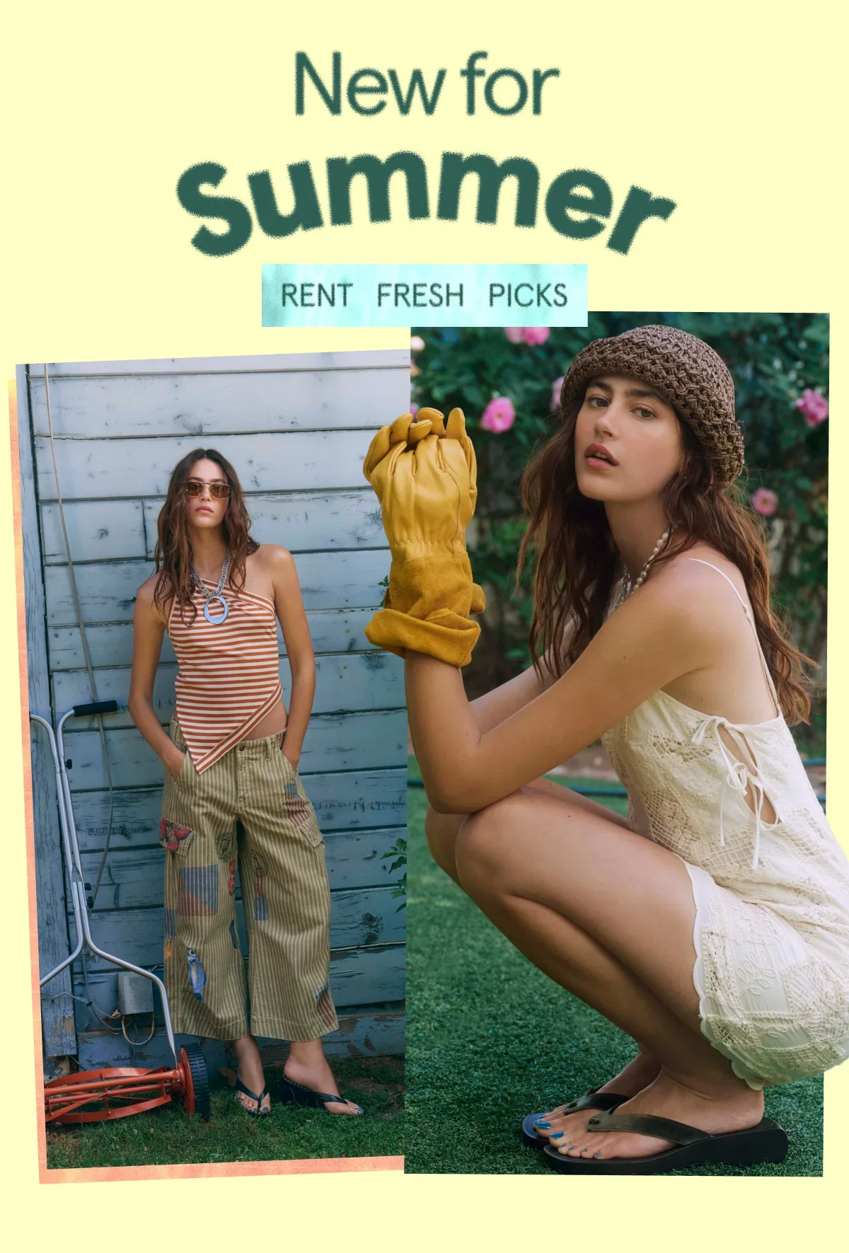 New for Summer. Rent Fresh Picks.