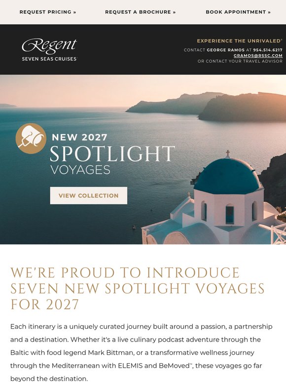 NEW 2027 Spotlight Voyages Unveiled