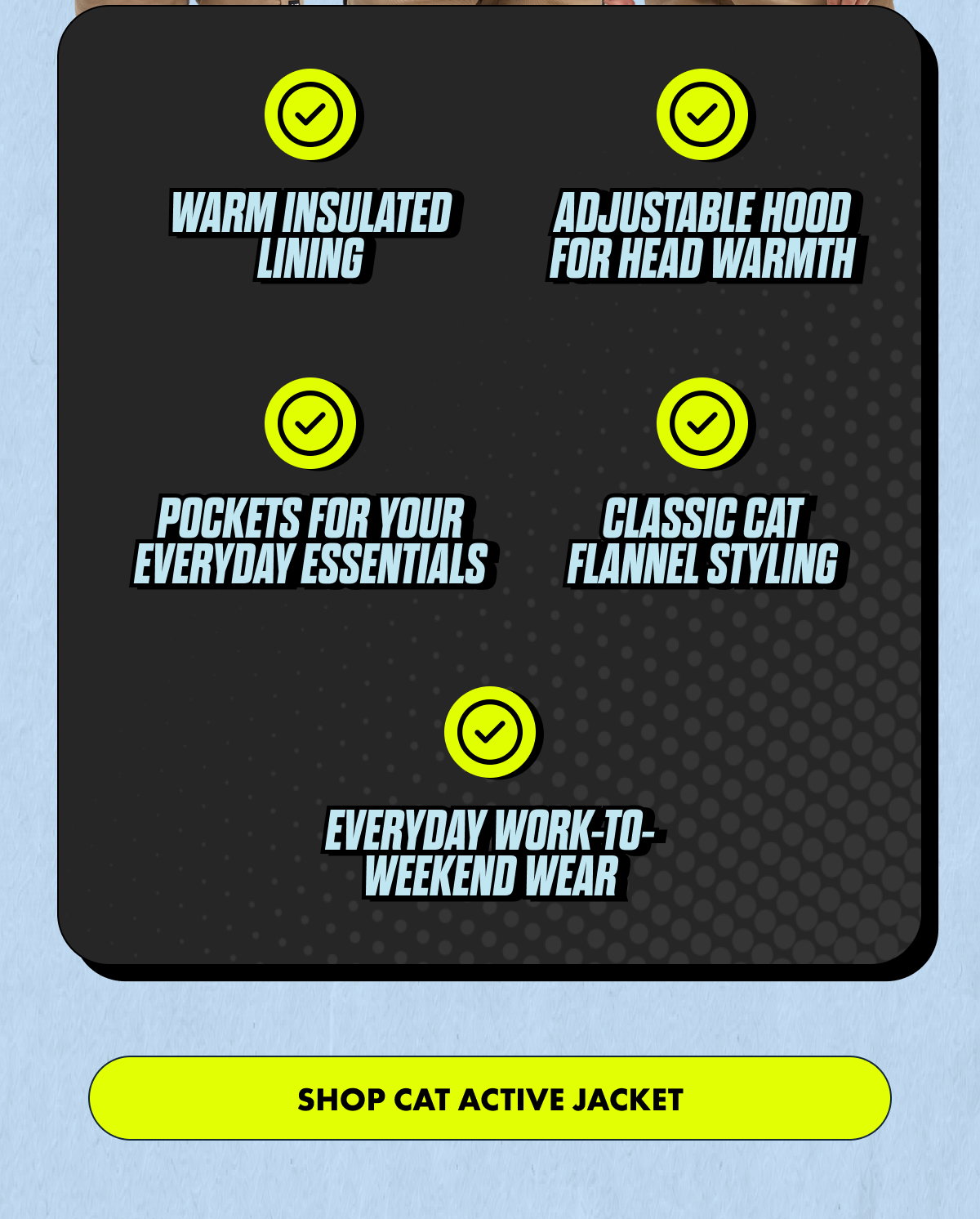 SHOP CAT ACTIVE JACKET