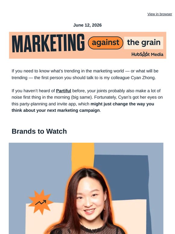 🥳  The hottest marketing strategy right now is... a party invite?