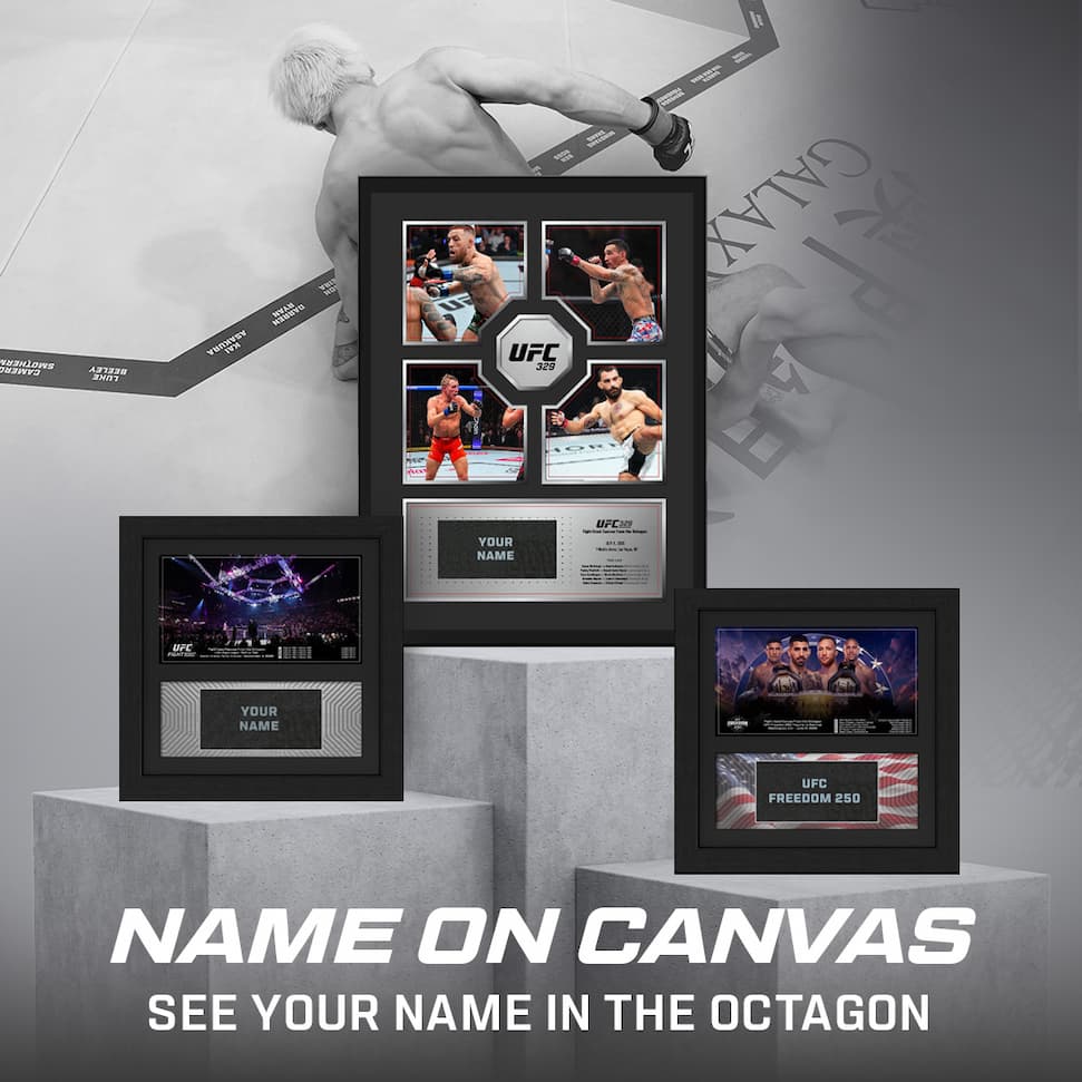UFC Freedom 250 Full Name on Canvas Collection!