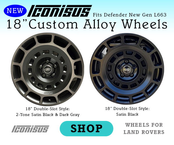 NEW 18-Inch Iconisus Custom Alloy Wheels For New Defender L663 at RoverParts.com