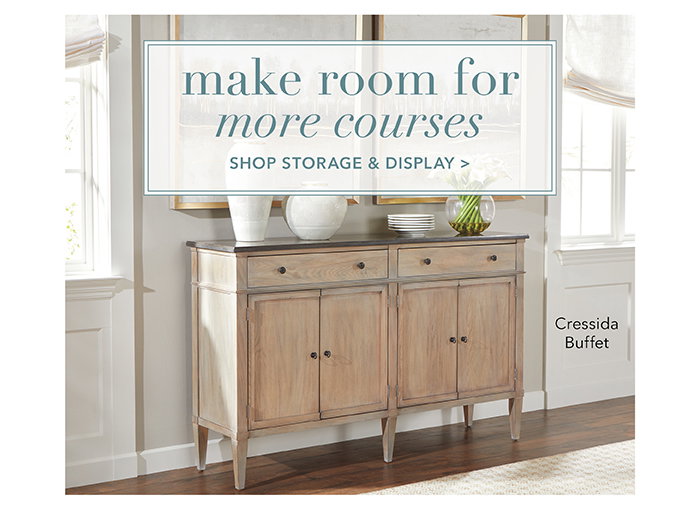 Make room for more courses | Shop storage & display >
