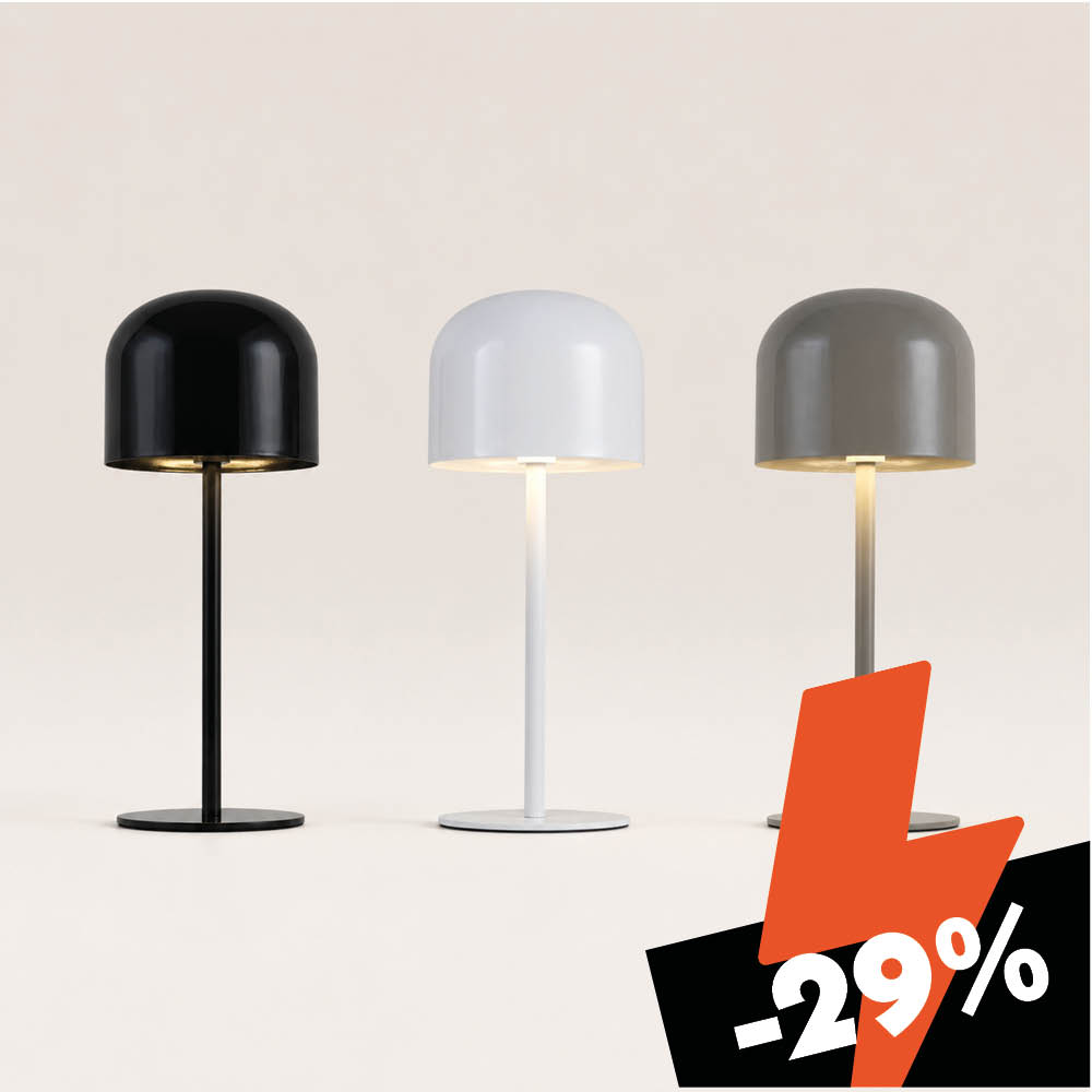 Ariello table lamps in different colors with discount