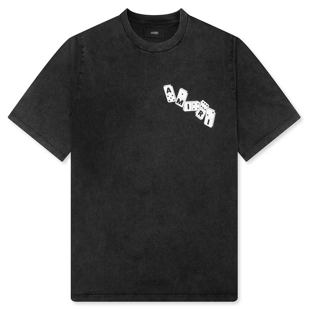 Image of Amiri Domino Tee - Black