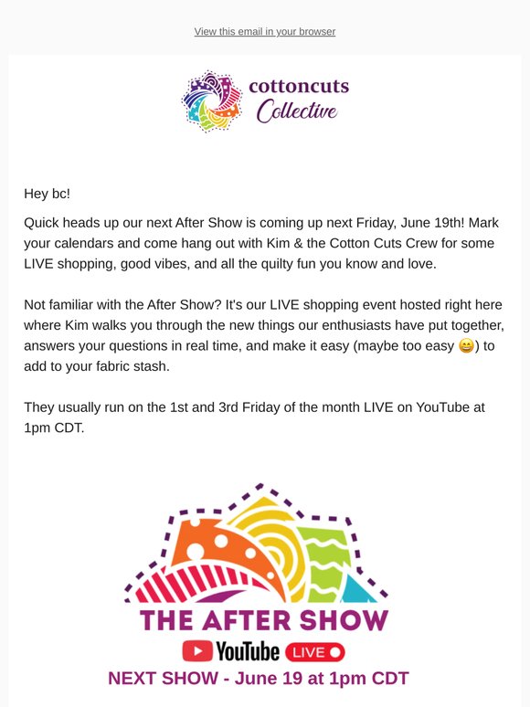 Next After Show + A Little Something Special Tomorrow
