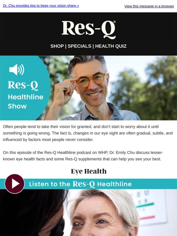 Res-Q Healthline Show: Lesser-Known Eye Health Facts