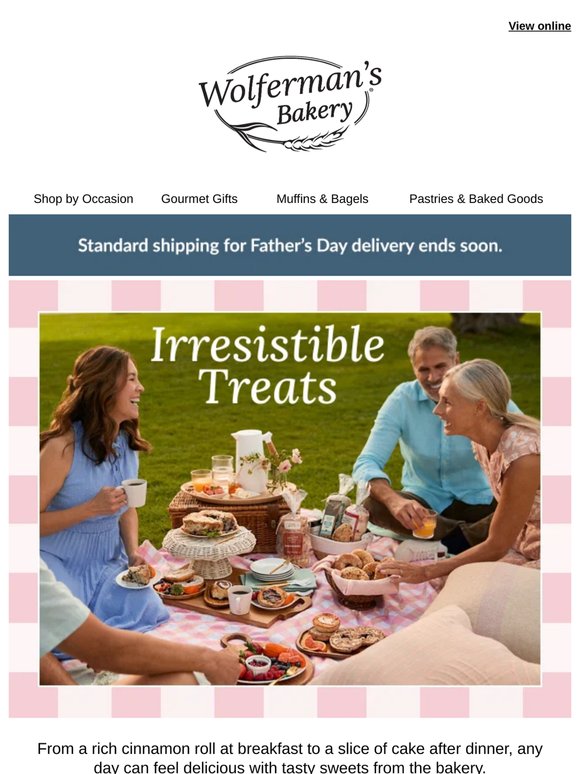 Happiness comes from the bakery.