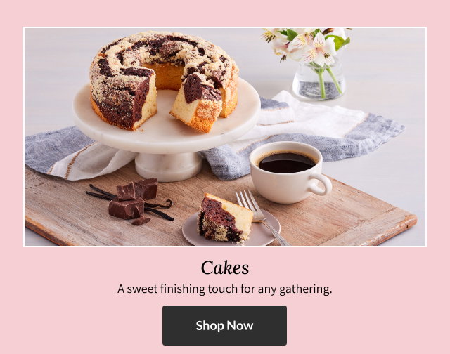 Cakes - A sweet finishing touch for any gathering.