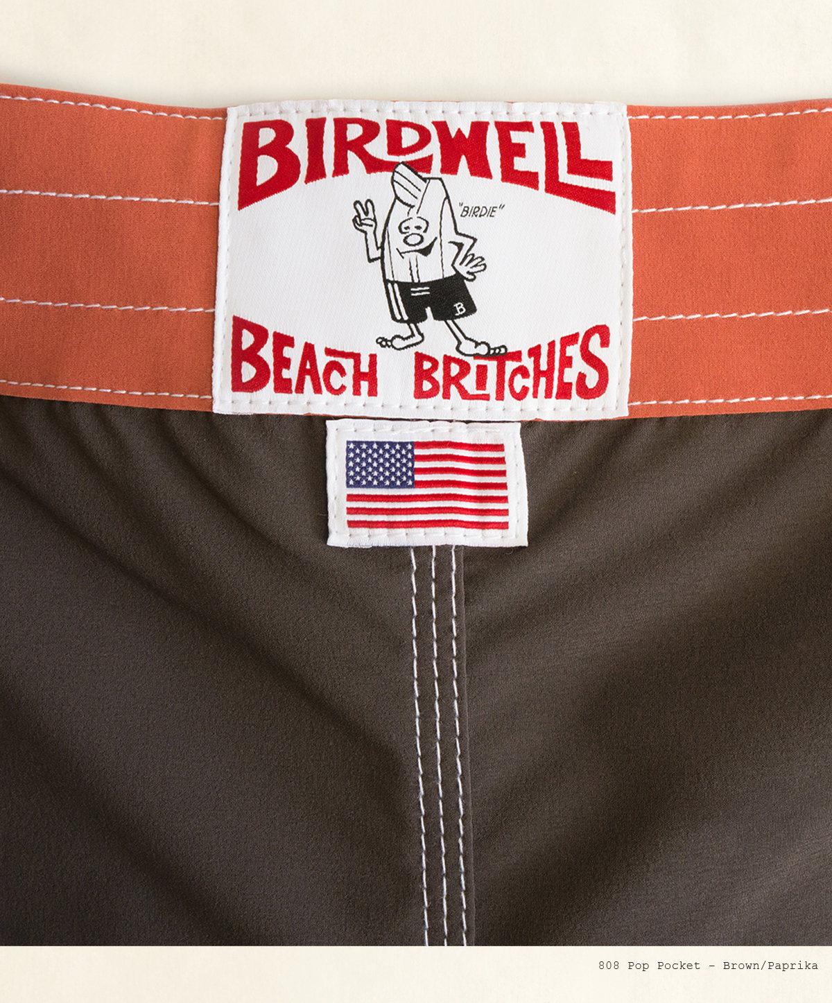 808 Pop Pocket - Brown/Paprika