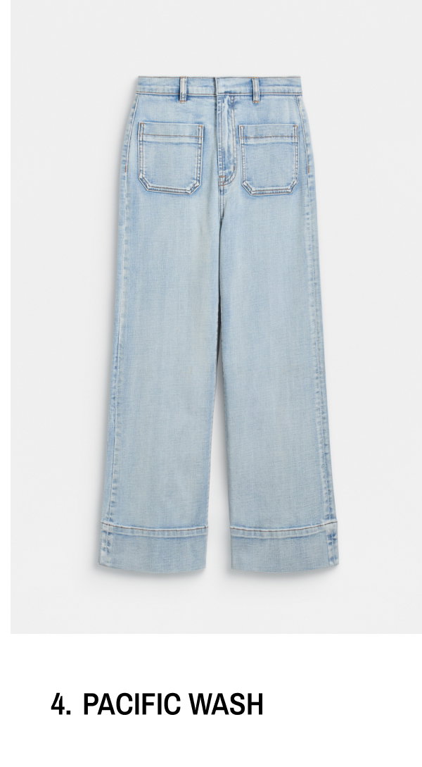 Pacific Wash. Core Wide Leg Pocket Jean