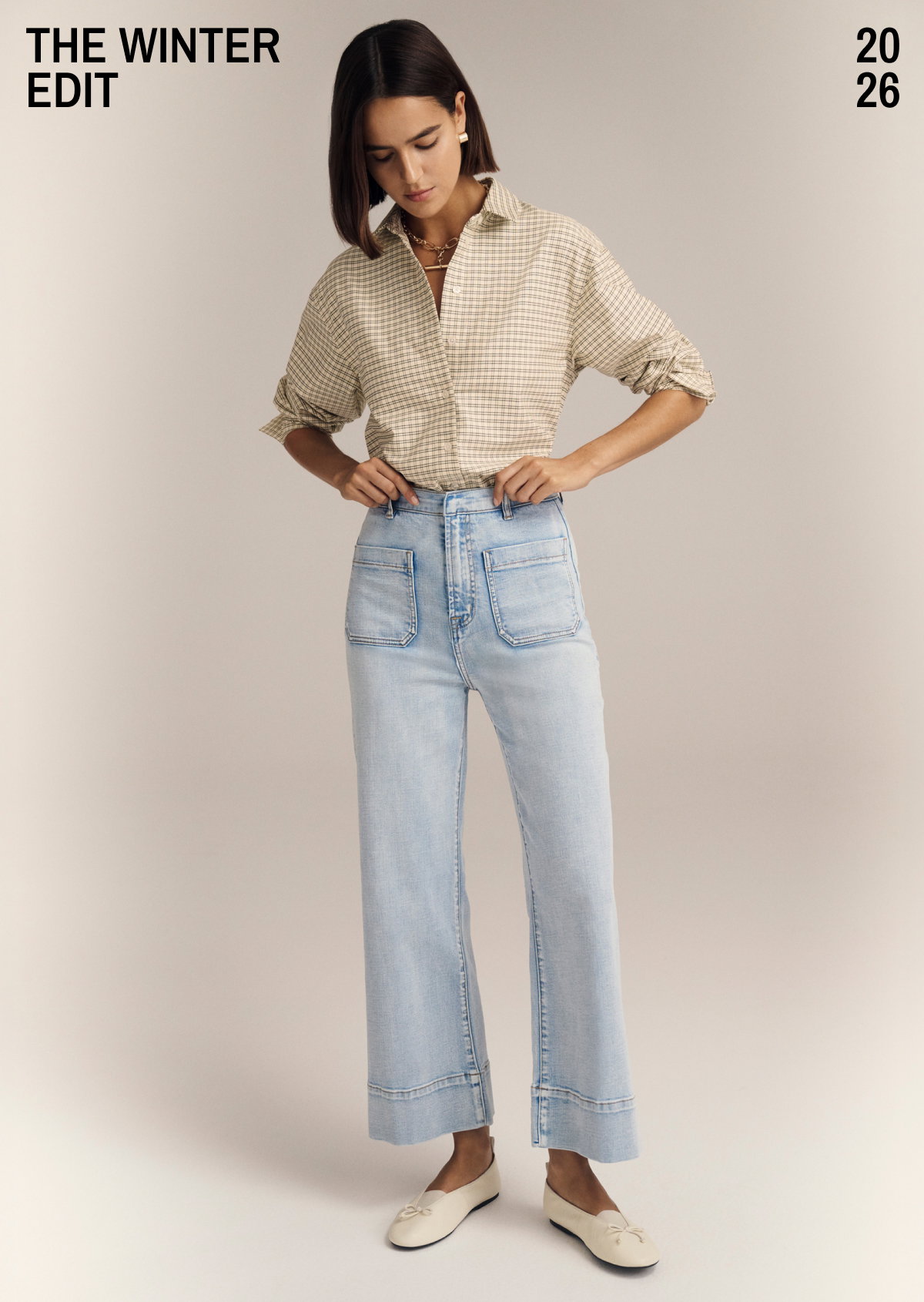 Woman New Arrivals. The Core Wide Leg Pocket Jean. Your favourite pair goes-with-everything jeans are back in stock. Shop Now.