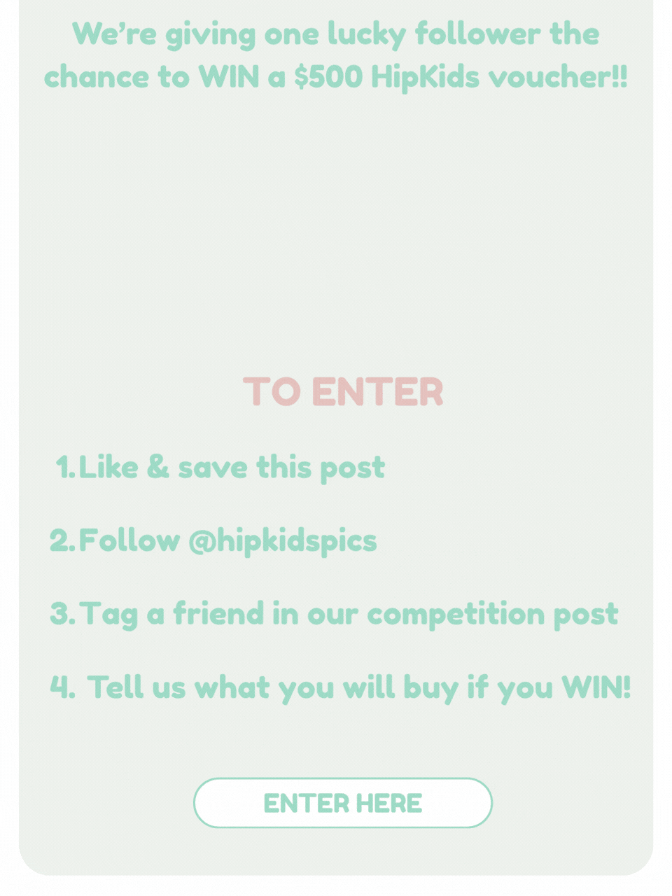 follow us and win