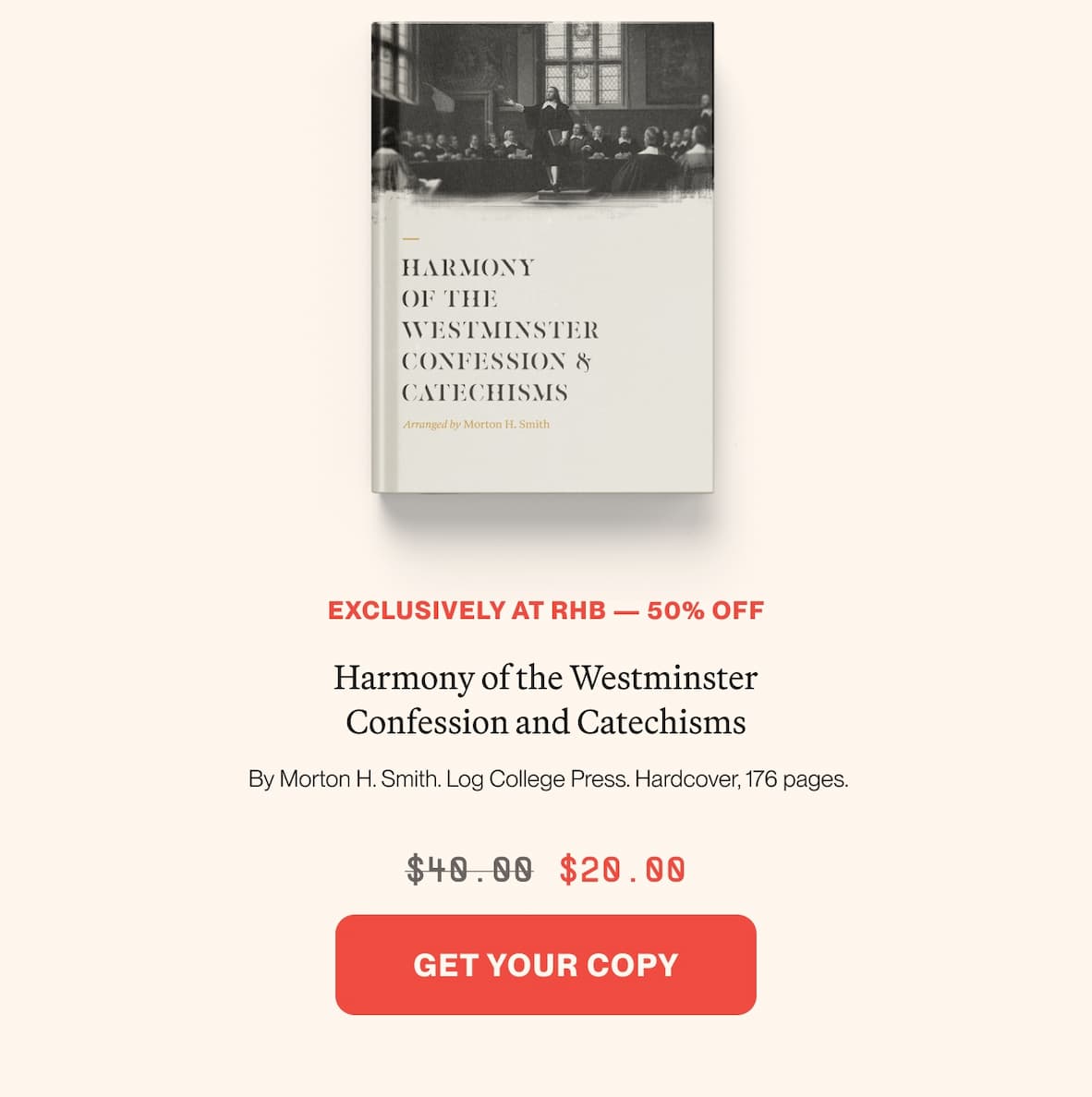 Exclusively at RHB - Harmony of the Westminster Confession and Catechisms