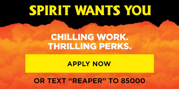SPIRIT WANTS YOU Apply Now