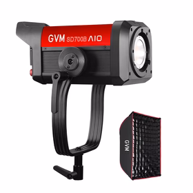 GVM SD700B AIO Film DMX Bi-Color Integrated 700W Movie Theater Light（Includes 1 Free 15.74''*23.62''Softbox $69）