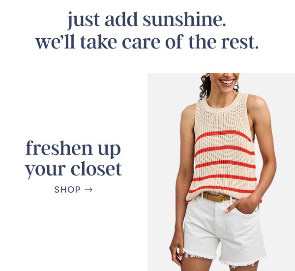 Freshen Up Your Closet
