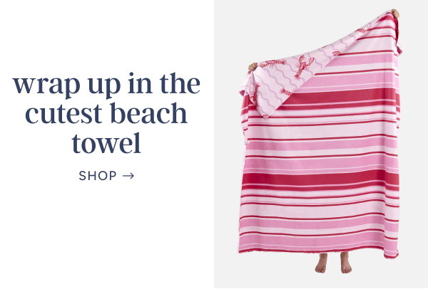 Wrap Up in the Cutest Beach Towel