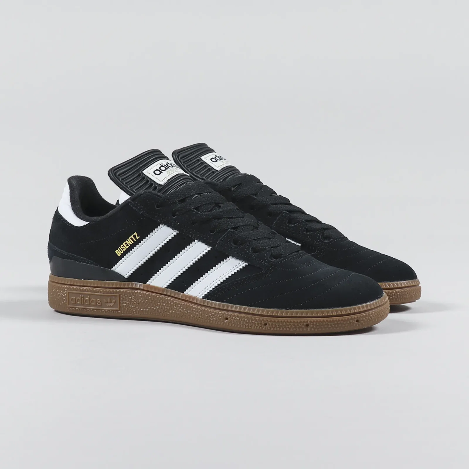 Adidas Skateboarding Busenitz Pro Shoes Black Running White Metallic Gold