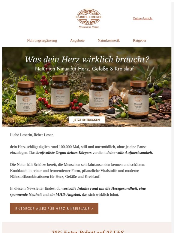 Was dein Herz stärkt – natürlich & bewährt