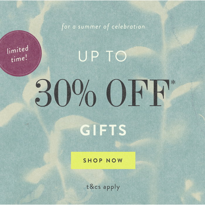 30% OFF GIFTS