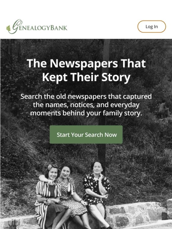 Search the newspapers they appeared in