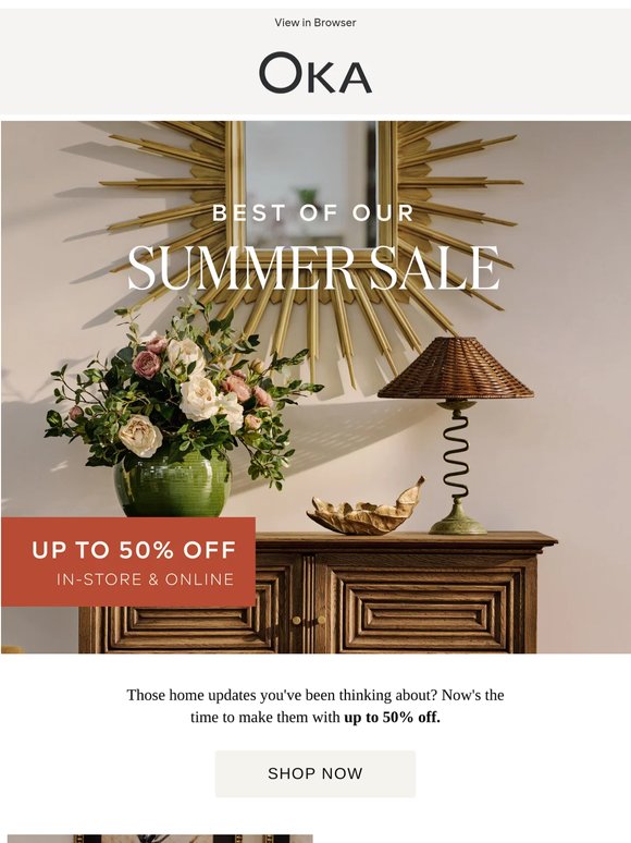 Best of Our Summer Sale