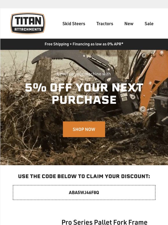 Got Your Eyes On The Pro Series Pallet Fork Frame Attachment?