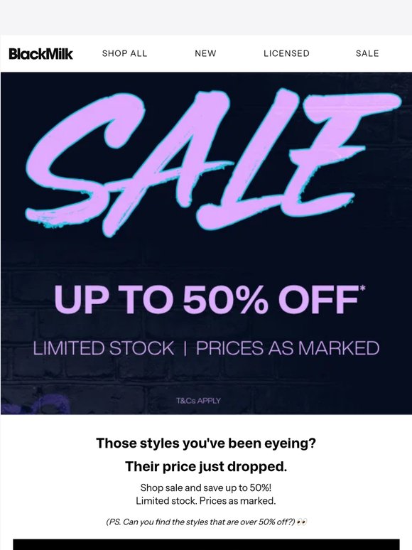 Sale just got BIGGER!